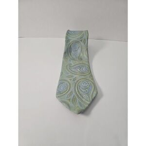 MERONA MENS TIE‎ BLUE WITH GREEN